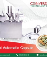 เครื่องบรรจุแคปซูลแบบกึ่งอัตโนมัติ (Semi-Automatic Capsule Filling Machine)